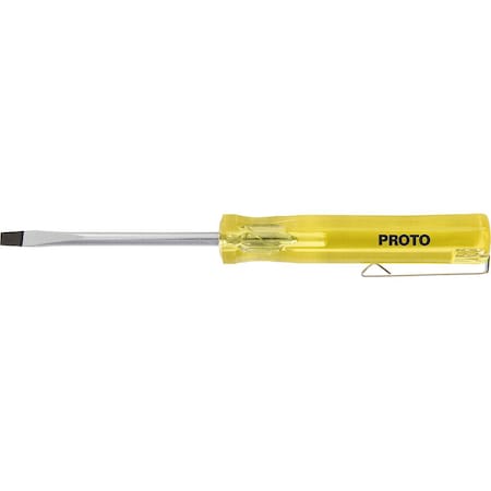 Proto Proto Classic Slotted Round Cabinet Screwdriver - 1/8" x 2" J9649C